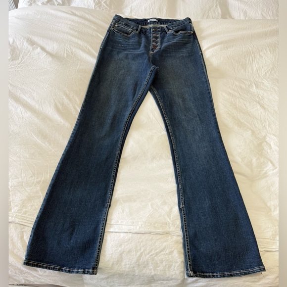 Dear John Denim - Dear John | SZ 30 (32.5” Inseam) | Alto Split Hem Ankle Flare Denim Blue Jeans